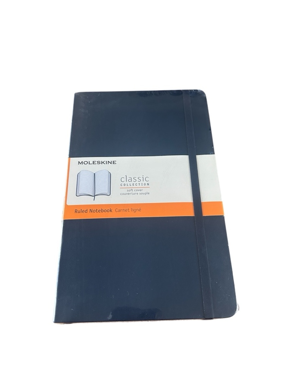 Moleskine Classic Soft Cover Ruled Notebook - Dark Blue